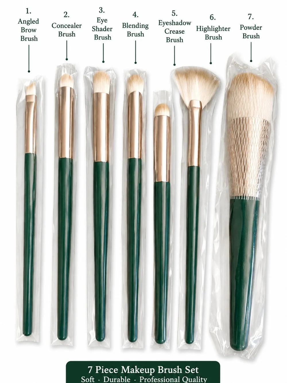 Makeup Brush and Sponge Set - Assorted Colors -
